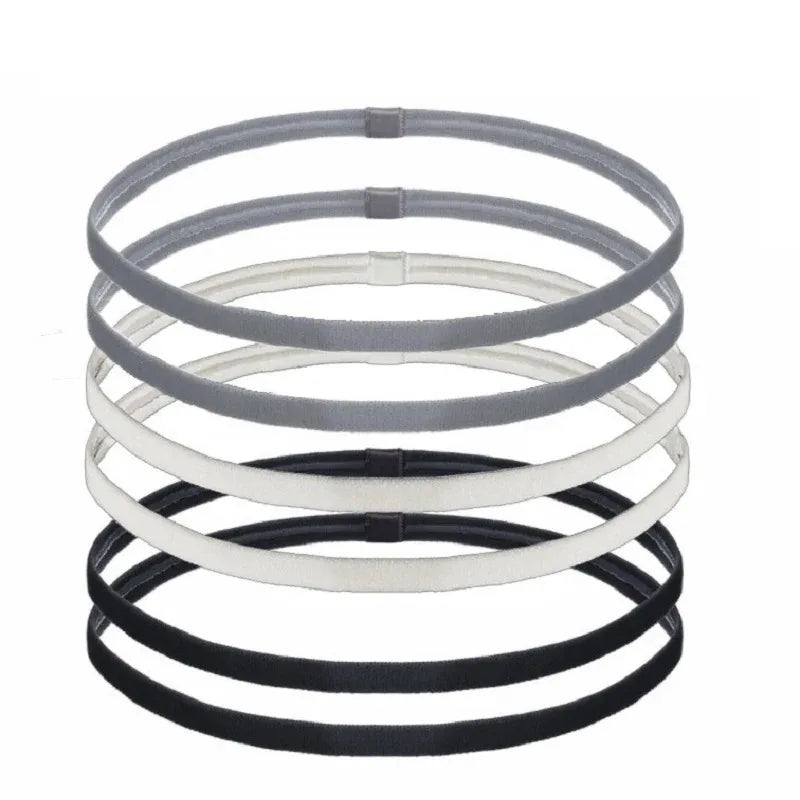 Vibrant Candy Color Yoga Hair Bands - Anti-Slip Elastic Sweatbands for Men & Women - Perfect for Sports, Running & Fitness