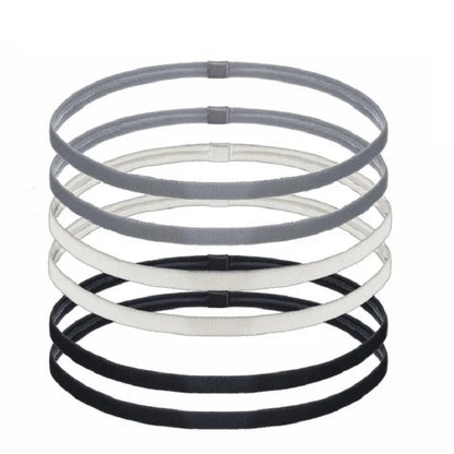 Vibrant Candy Color Yoga Hair Bands - Anti-Slip Elastic Sweatbands for Men & Women - Perfect for Sports, Running & Fitness
