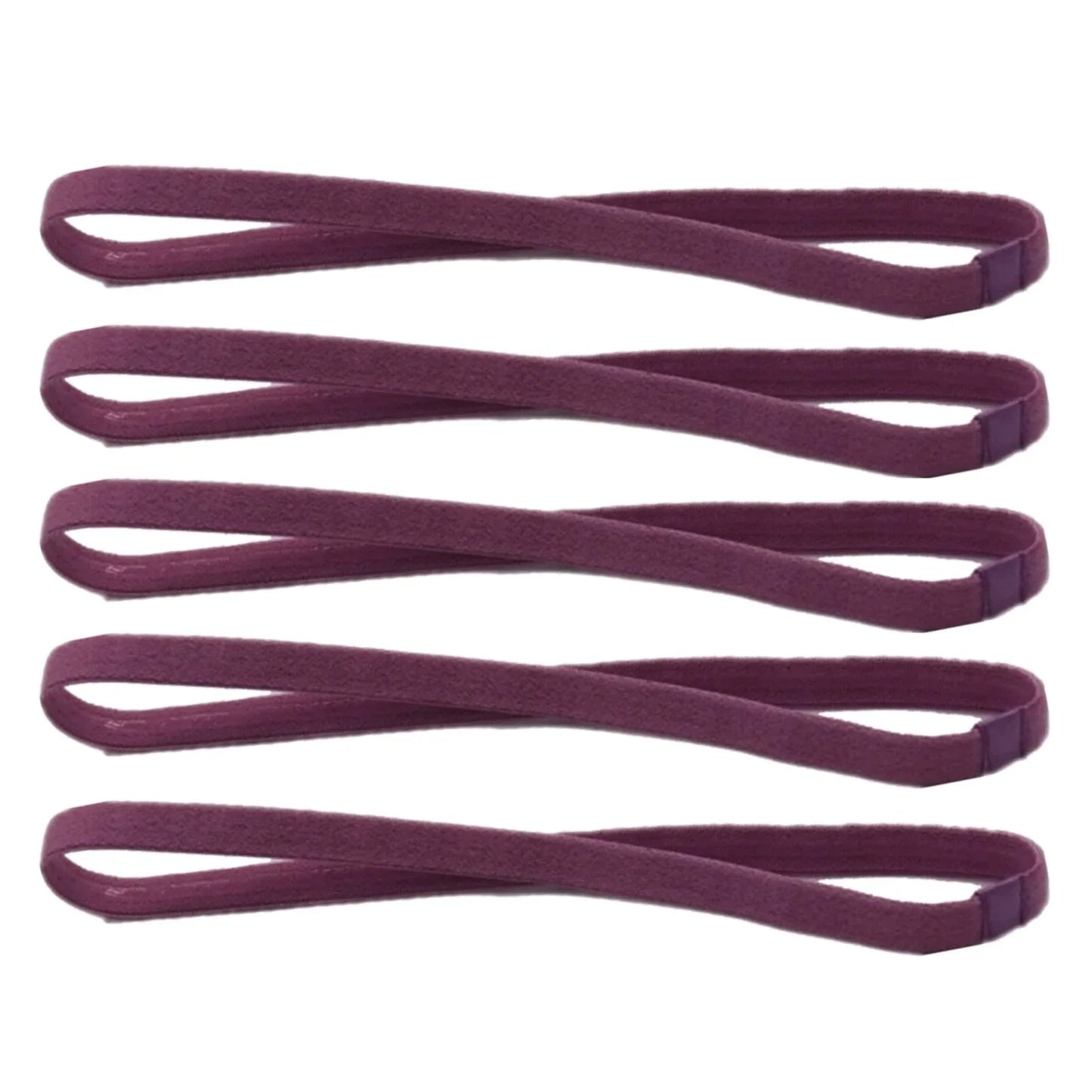 Vibrant Candy Color Yoga Hair Bands - Anti-Slip Elastic Sweatbands for Men & Women - Perfect for Sports, Running & Fitness