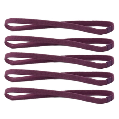 Vibrant Candy Color Yoga Hair Bands - Anti-Slip Elastic Sweatbands for Men & Women - Perfect for Sports, Running & Fitness