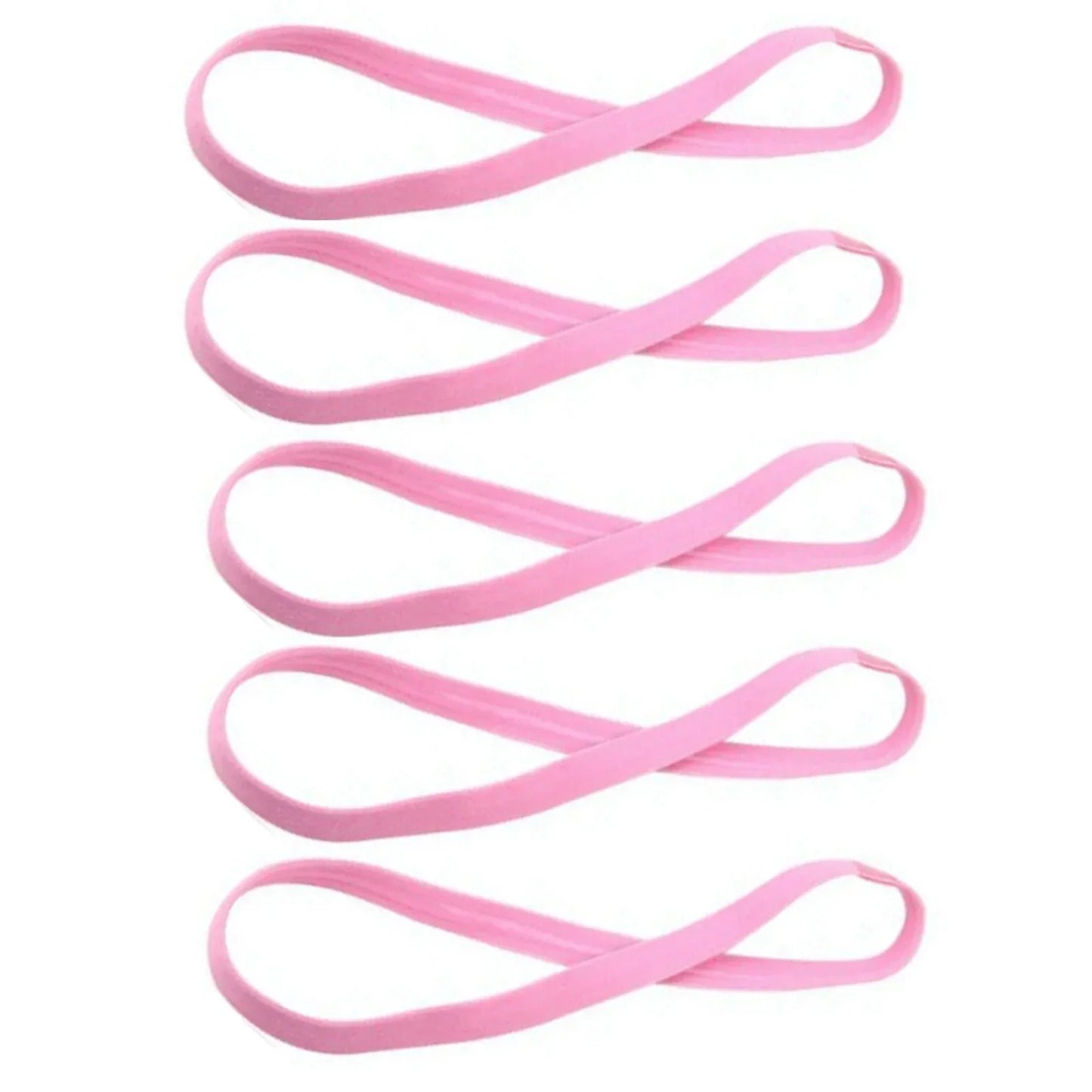 Vibrant Candy Color Yoga Hair Bands - Anti-Slip Elastic Sweatbands for Men & Women - Perfect for Sports, Running & Fitness