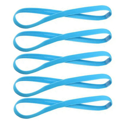 Vibrant Candy Color Yoga Hair Bands - Anti-Slip Elastic Sweatbands for Men & Women - Perfect for Sports, Running & Fitness